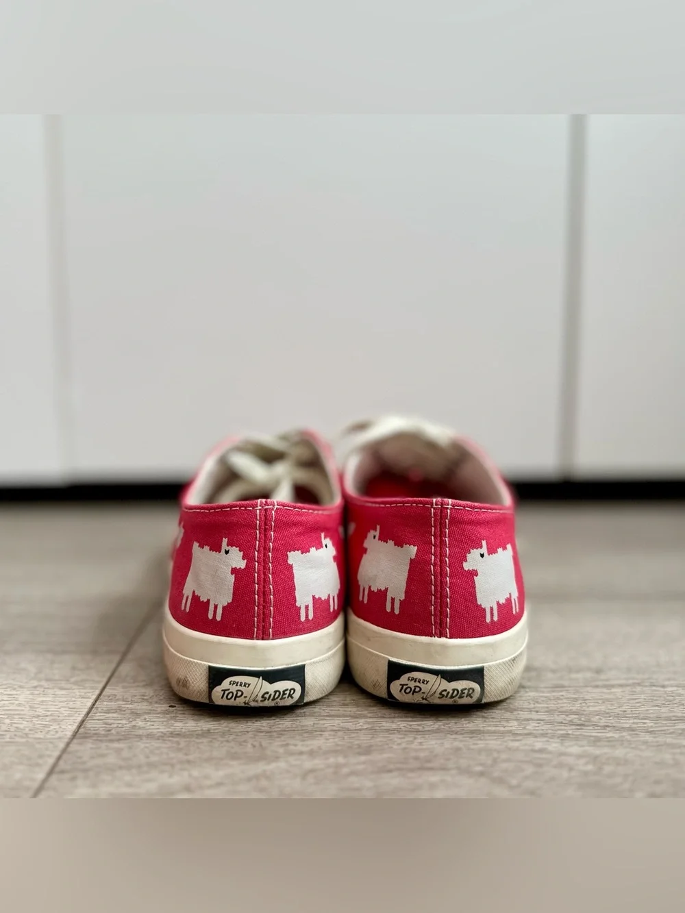 Warm & Wonderful x Sperry Cloud CVO Red Black Sheep Sneakers
